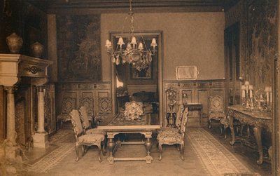 غرفة طعام في السفارة الكوبية في بروكسل ، بلجيكا ، 1927. بواسطة غير معروف