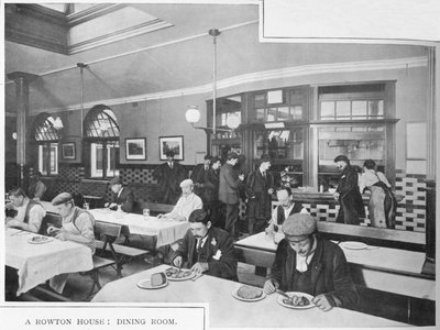 غرفة الطعام في منزل Rowton ، Hammersmith ، لندن ، c1902 1903 بواسطة غير معروف