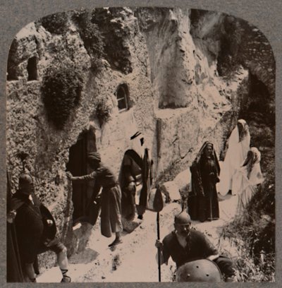 تلاميذ ، مع النساء ، في وقت مبكر من قيامة المسيح ، c1900 بواسطة غير معروف