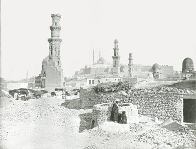 منظر بعيد للقلعة ، القاهرة ، مصر ، 1895. بواسطة غير معروف