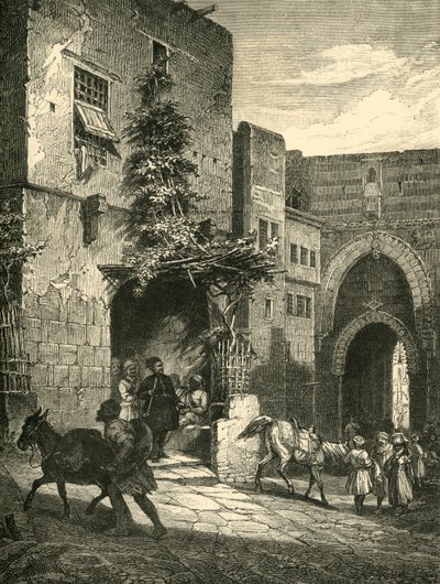 باب المماليك ، القلعة ، القاهرة ، 1890. بواسطة غير معروف