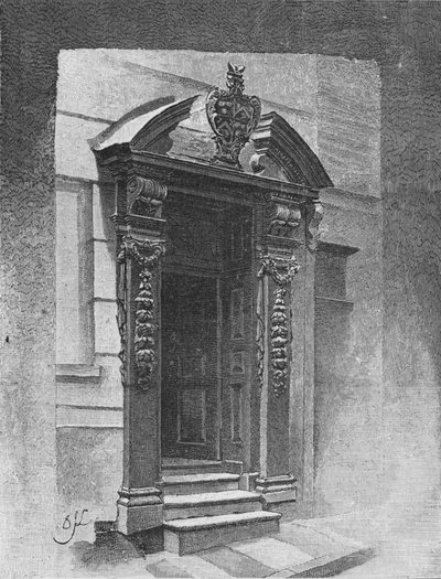 المدخل ، قاعة الرسامين الرسامين ، 1890 بواسطة غير معروف