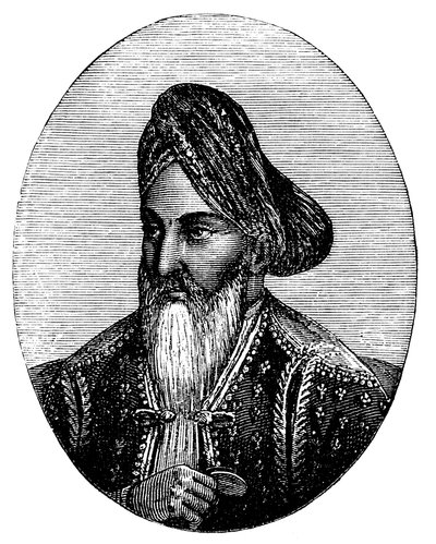 دوست محمد خان 1793-1863 حاكم أفغانستان ، c1880 بواسطة غير معروف