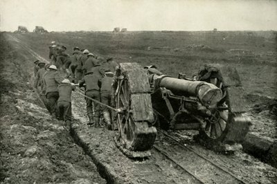 سحب الأسلحة إلى مواقع متقدمة جديدة ، 1919. بواسطة غير معروف