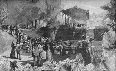 شرب المياه في هومبورغ ، 1900 بواسطة غير معروف