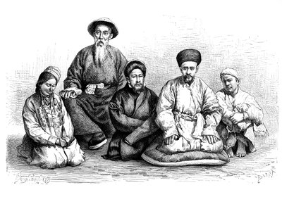 Dungans and Taranchis ، الأنواع والأزياء ، c1890 بواسطة غير معروف