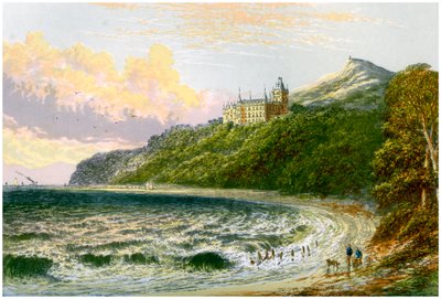 قلعة Dunrobin ، Sutherland ، اسكتلندا ، موطن دوق Sutherland ، c1880 بواسطة غير معروف