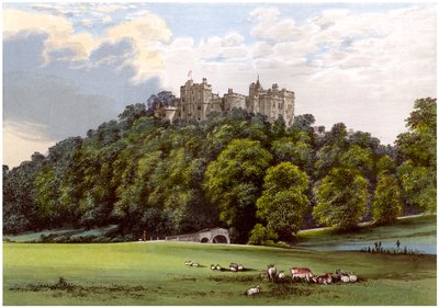 قلعة دونستر ، موطن عائلة Fownes-Luttrell ، سومرست ، c1880 بواسطة غير معروف