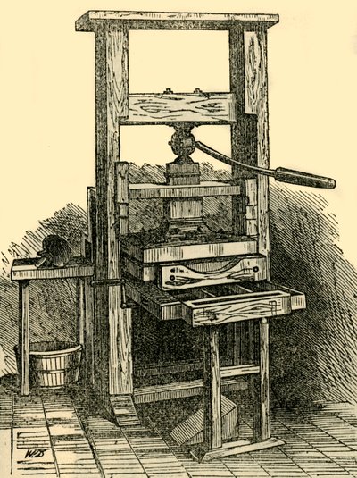 نسخة مكررة من Franklins Press ، 1881. بواسطة غير معروف