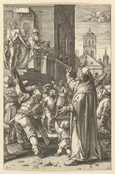 Ecce Homo ، من آلام المسيح ، كاليفورنيا. 1598-1617. بواسطة غير معروف