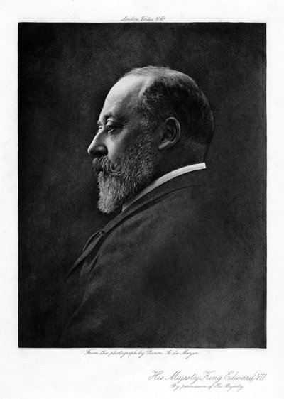 إدوارد السابع ، ملك المملكة المتحدة لبريطانيا العظمى وأيرلندا ، 1901-1910 بواسطة غير معروف