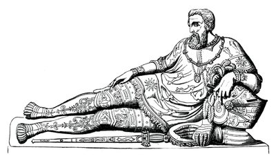 دمية فيليب دي شابوت ، أميرال فرنسا ، c1570 ، 1870 بواسطة غير معروف