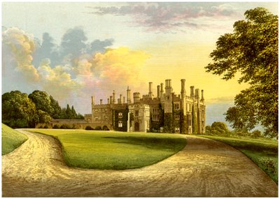 Eggesford House ، ديفون ، منزل إيرل بورتسموث ، c1880 بواسطة غير معروف
