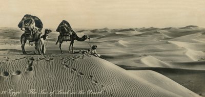 مصر - بحر الأرض في الصحراء ، c1918-c1939. بواسطة غير معروف