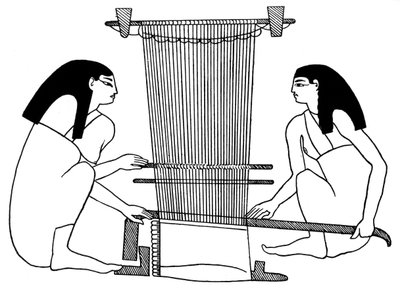 النساجون المصريون ، c3000 قبل الميلاد 1930 بواسطة غير معروف
