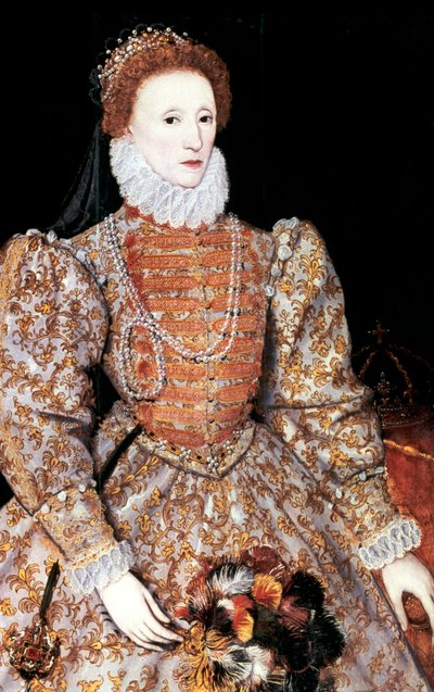 إليزابيث الأولى ، ملكة إنجلترا وأيرلندا ، c1588 بواسطة غير معروف