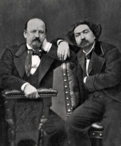إميل إركمان وألكسندر تشاتريان ، الكتاب الفرنسيون ، 1887 بواسطة غير معروف