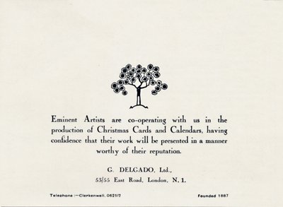 الفنانين البارزين - G Delgado، Ltd.، 1935 بواسطة غير معروف