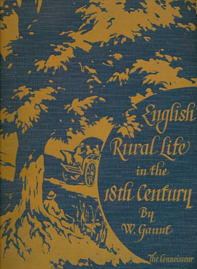 الحياة الريفية الإنجليزية في القرن الثامن عشر ، الغلاف الأمامي ، 1925 بواسطة غير معروف