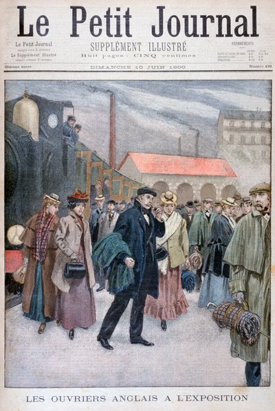 إنجليز يزورون المعرض العالمي لعام 1900 ، باريس ، 1900 بواسطة غير معروف