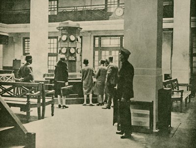 مدخل القاعة ، محطة لندن الجوية ، 1927 بواسطة غير معروف