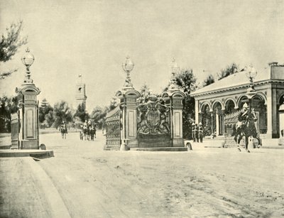 مدخل مبنى الحكومة ، ملبورن ، 1901. بواسطة غير معروف