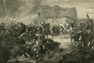 دخول بيليساريوس إلى روما ، 536 م ، 1890. بواسطة غير معروف