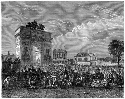 دخول الحرس الوطني إلى باريس ، بعد الحملة البروسية ، 1807 1882-1884 بواسطة غير معروف