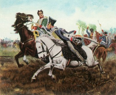 الحلقة أثناء معركة Dennewitz ، 6 سبتمبر 1813 ، 1936. بواسطة غير معروف