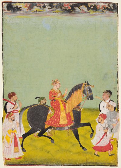 الفروسية راج سينغ الثاني ، نجل براتاب سينغ ص. 1752-55 ، ج. 1760. بواسطة غير معروف