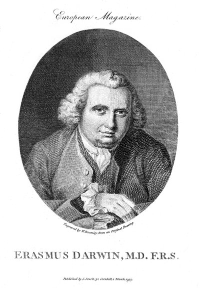 إراسموس داروين ، طبيب وطبيب إنجليزي ، 1795 بواسطة غير معروف