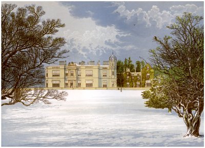 Eshton Hall ، يوركشاير ، منزل Baronet Wilson ، c1880 بواسطة غير معروف