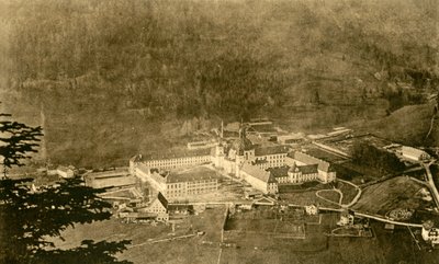 دير إتال من المنحدر الشمالي ، بافاريا ، ألمانيا ، c1922. بواسطة غير معروف
