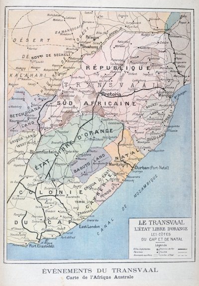 الأحداث في ترانسفال ، إفريقيا ، 1899 بواسطة غير معروف