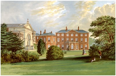 Everingham Park ، يوركشاير ، منزل اللورد هيريس ، c1880 بواسطة غير معروف