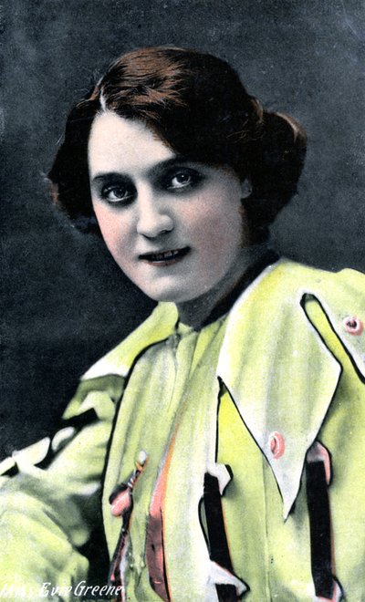 إيفي غرين 1875-1917 ، الممثلة الإنجليزية ، أوائل القرن العشرين بواسطة غير معروف
