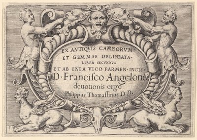 الأحجار الكريمة والحجر السابق من قبل Enea Vic ... كتاب Secunduset Delineata ، الذي تم نشره في كاليفورنيا. 1599-1622. بواسطة غير معروف