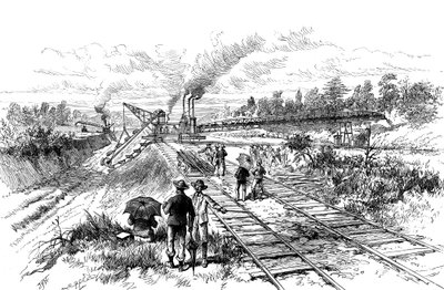 التنقيب عن قناة بنما 1888 بواسطة غير معروف