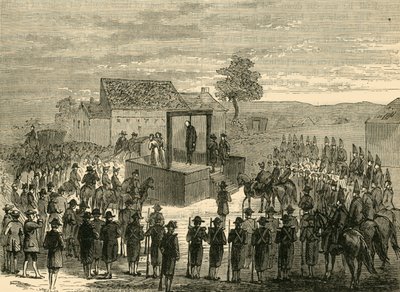 إعدام اللورد فيريرز في Tyburn ، 1760 ، c1876. بواسطة غير معروف