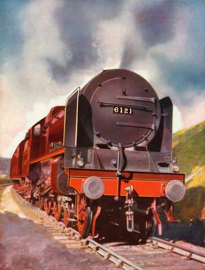 قاطرة الركاب السريعة من فئة رويال سكوت 4-6-0 ، 1935-1936. بواسطة غير معروف
