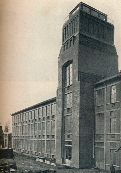 مصنع Etablissements Nicolle ، Wambrechies Nord ، مهندس معماري ، Andre Granet ، c1928 بواسطة غير معروف
