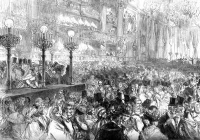 كرة تنكرية في دار الأوبرا الكبرى الجديدة في باريس ، لصالح الفقراء ، 1875 بواسطة غير معروف