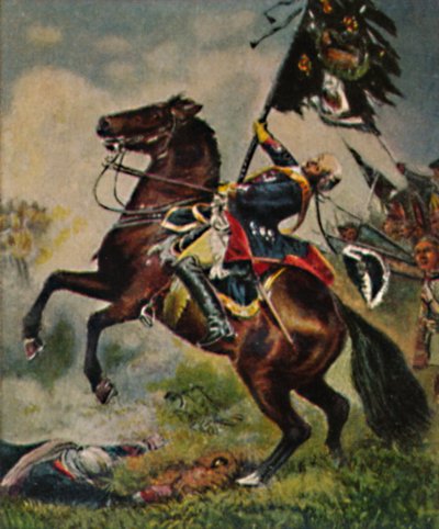 المشير جراف شفيرين 1684-1757. - لوحة بواسطة كامبهاوزن 1934. بواسطة غير معروف