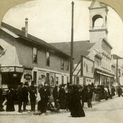 هبوط العبارة من أوكلاند ، 1906. بواسطة غير معروف