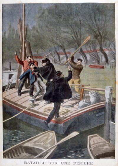 قتال على مركب ، 1902 بواسطة غير معروف