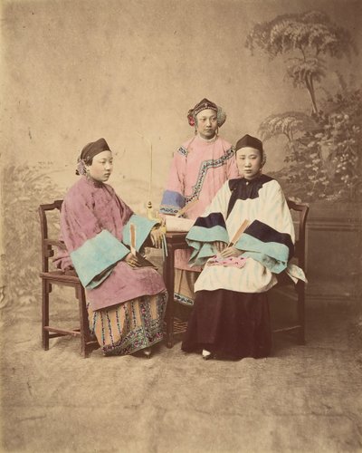 بنات Lanxchow ، 1870. بواسطة غير معروف