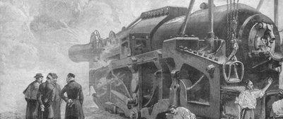 إطلاق مدفع 111 طنًا ... في ولويتش ، يونيو 1887 ، 1901. بواسطة غير معروف