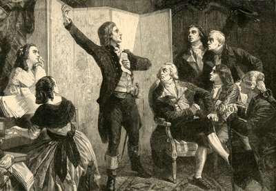 الغناء الأول للمرسيليا بقلم روجيت دي ليزلي ، 1792 ، 1890. بواسطة غير معروف