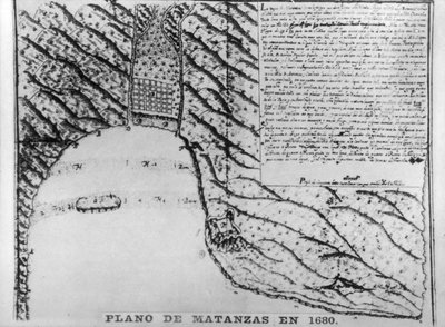 الرسوم الأولى لماتانزاس ، 1680 ، 1920 بواسطة غير معروف