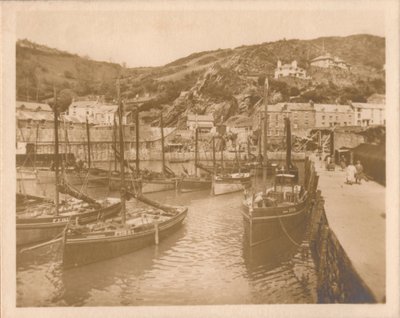 قوارب الصيد - Polperro ، 1927. بواسطة غير معروف